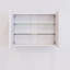 Manigault 800 Wall Mounted Framed Mirrored Bathroom Cabinets 2 Adjustable Shelves with Mirror