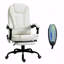 Fauteuil de bureau vibrant à 7 points avec fonction de massage, haut dossier-763255326