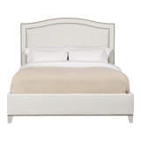 Caroline/Casey Queen Upholstered Low Profile Panel Bed