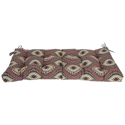 Tufted Outdoor Loveseat Cushion