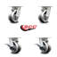 Roulettes pivotantes Kingpinless