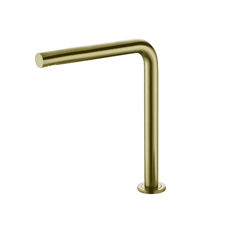 Deck Mounted Gold Automatic Touchless Infrared Hot and Cold Sensor Faucet