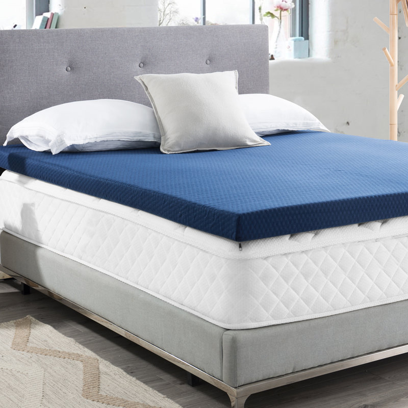 Surmatelas en mousse viscoélastique 3 po Clarkson, Très grand