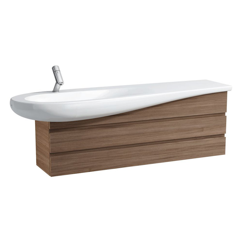 Ilbagnoalessi One 62.99'' L Bathroom Sink, Without Hole