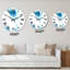 Horloge murale moderne Blue Wave-839733649
