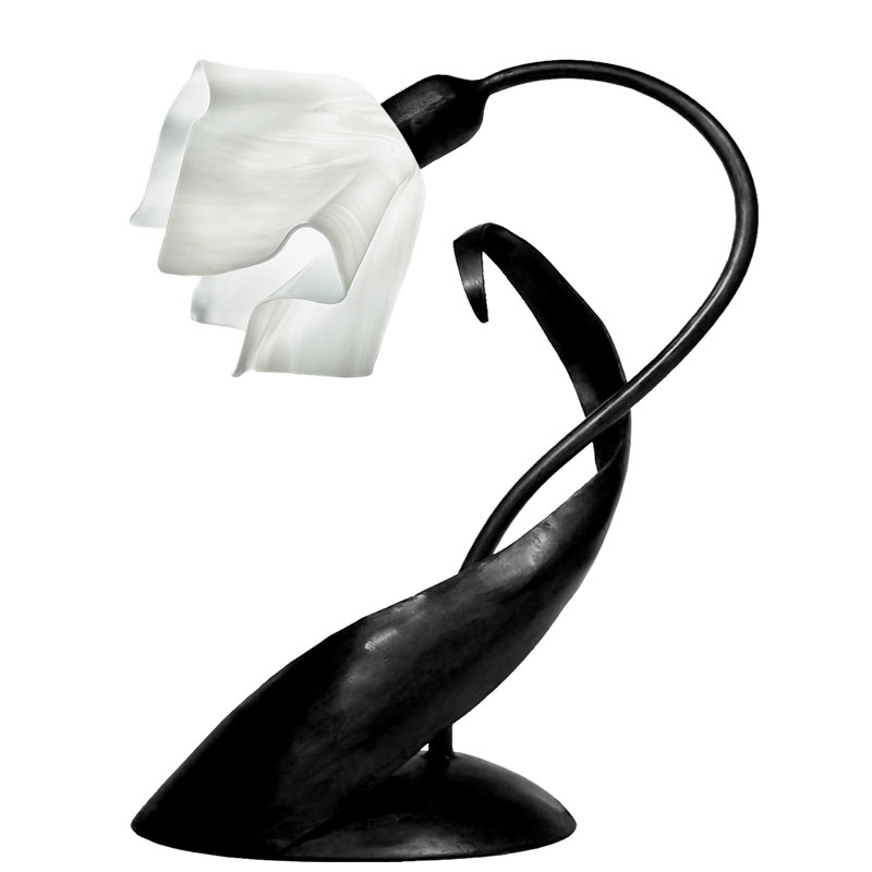 Lampe de table 20 po Dale, Nuage blanc, Brun