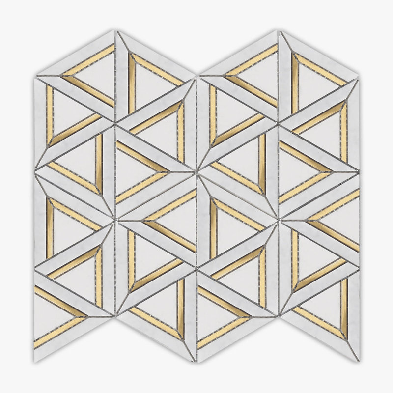 Rockart 12 in. x 14 in. Marble Tile