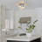 3-Light Modern Crystal Cluster Semi Flush Mount Ceiling Light-1323792069