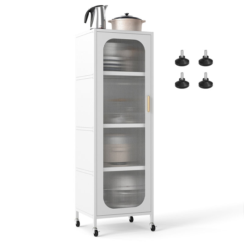 141cm Kitchen Pantry, White