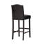 Pattes en bois d'hévéa noyer 2 po 2 po brun l 18,44 po x P 21,73 po