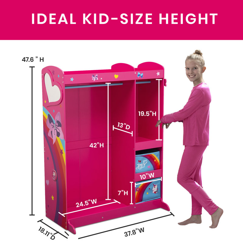 Armoire-boutique arc-en-ciel licorne