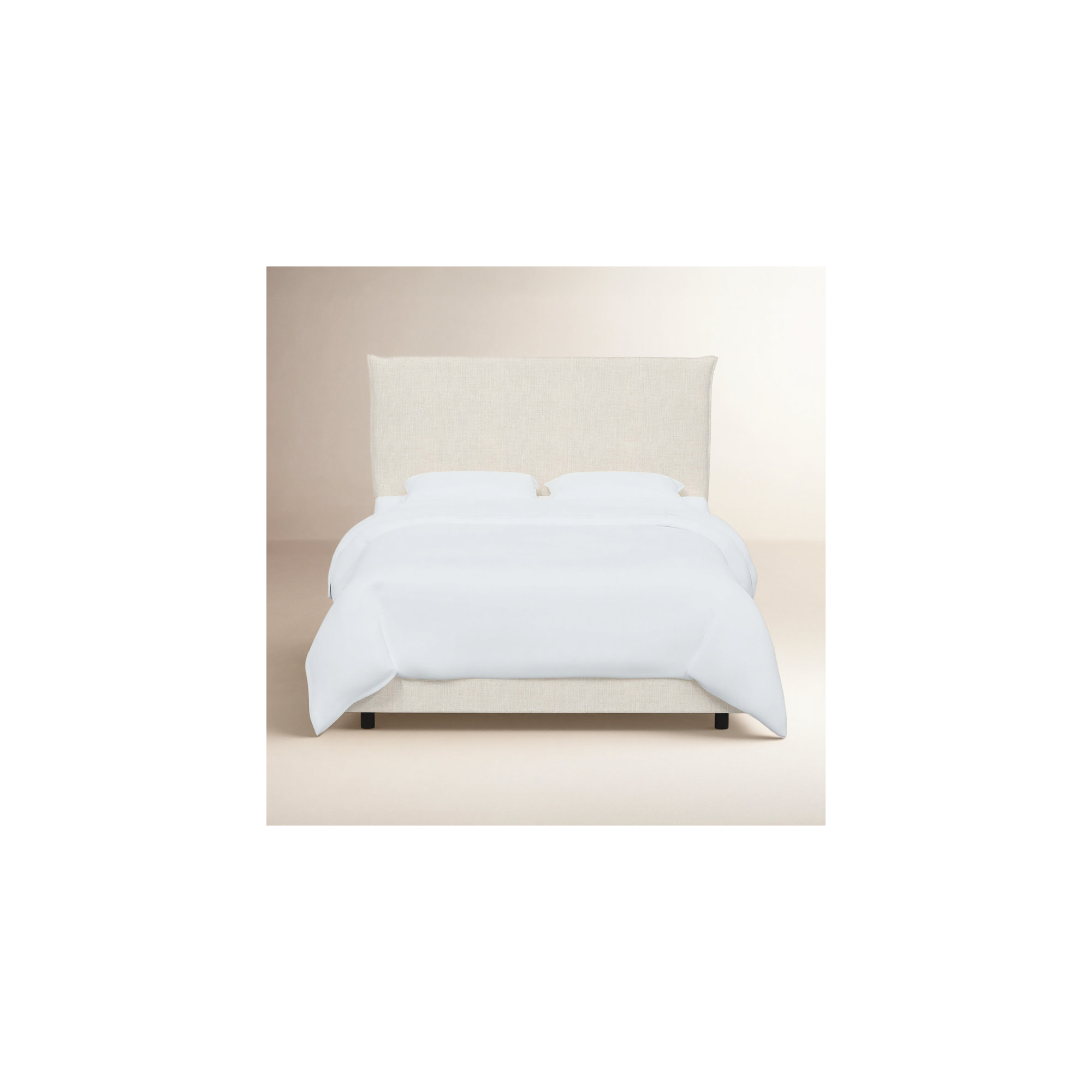 Bessinger Upholstered Bed, King, Classic Talc Linen