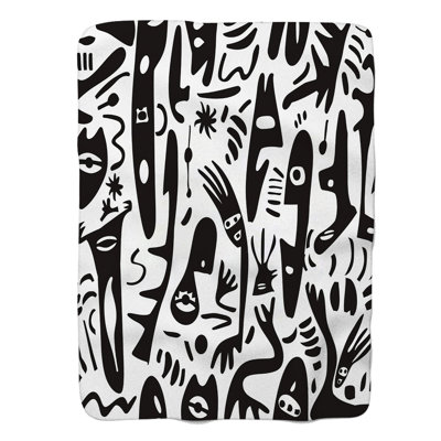 Picasso-Inspired Figures - 1 Piece Premium Blanket
