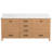 72'' Bathroom Vanity, Wood Frame Bathroom Storage Cabinet, Freestanding Vanity Top With Double Basin Natural Oak-1896891893-1896891892