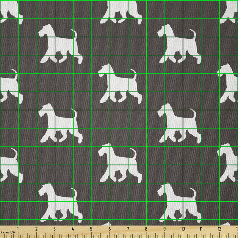 Crystil Adult Silhouette Schnauzers Multi-Purpose Fabric