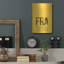 Ebern Designs «FRA ATC» par O8, art mural en métal-1170983035