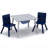 Delta Kids Solid Wood Rectangular Play Table and Chair Set