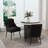 Dinnington Velvet Upholstered Side Chair With Legs-1327015330