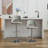 High Padded Swivel Adjustable Barstools(Set of 2)-395851043