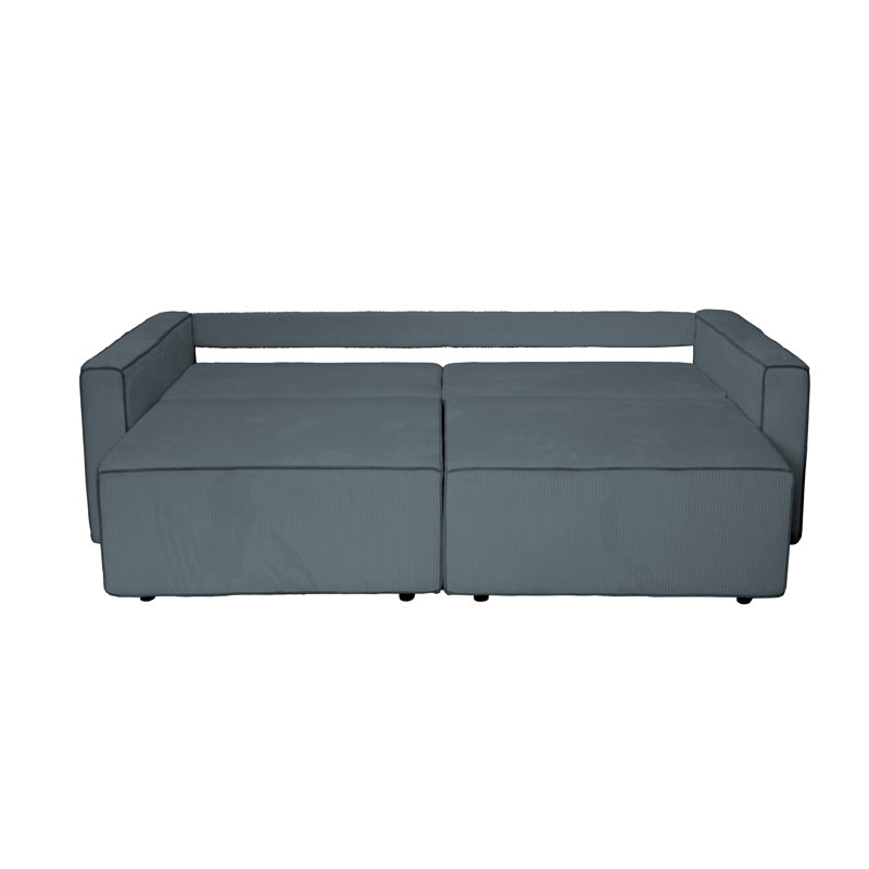 3 Seater Sleeper, Teal