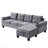 Modern Sectional Sofa Set With L-Shape Chaise, Cup Holders, And Right Hand Storage For Enhanced Comfort And Functionality