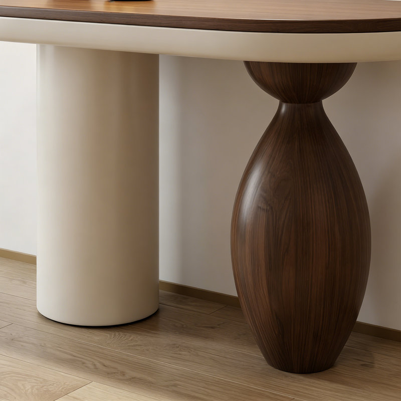Console elliptique moderne et artistique, H 33,46 po x l 47,24 po x P 11,81 po