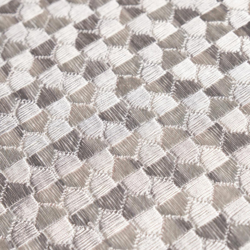 Tissu de broderie Ivins, gris