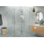 Halo 60 in. x 47 in. x 78 in. 90-degree Fully Frameless Glass Hinged Shower Enclosure-1360440182