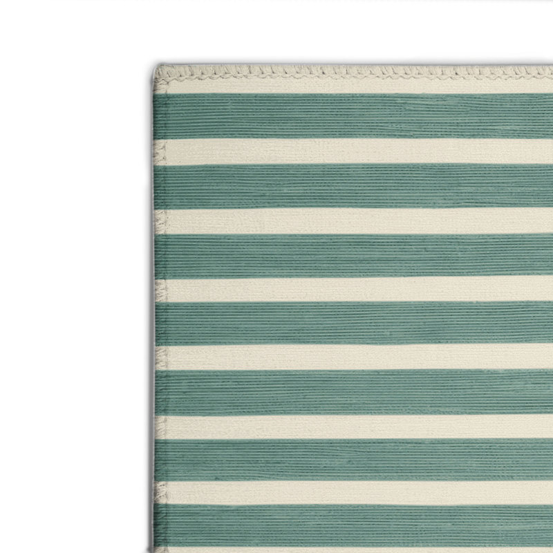 Tapis intérieur / extérieur gris HorizontalStripes, Rectangulaire 2 pi x 3 pi