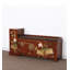 Banc de rangement pour chaussures en bois massif-1964371522