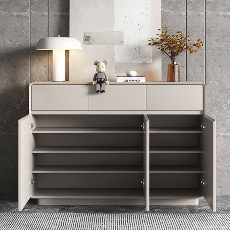 Armoire à chaussures de style italien de qualité supérieure, Gris