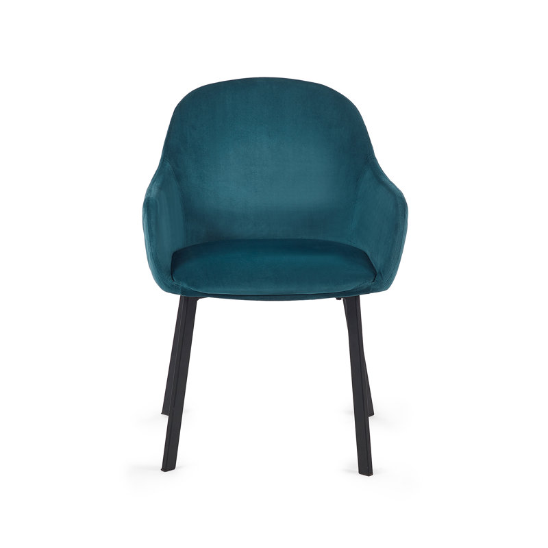 Colbourne Velvet Armchair, Teal