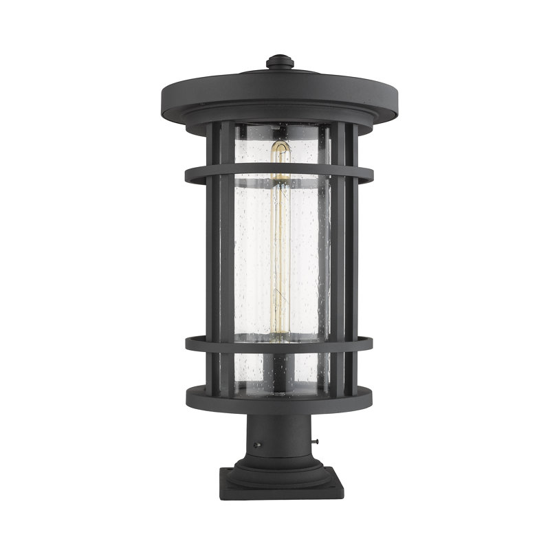 Maag Pier Mount Light, Black, 17.75" H x 12" W x 12" D