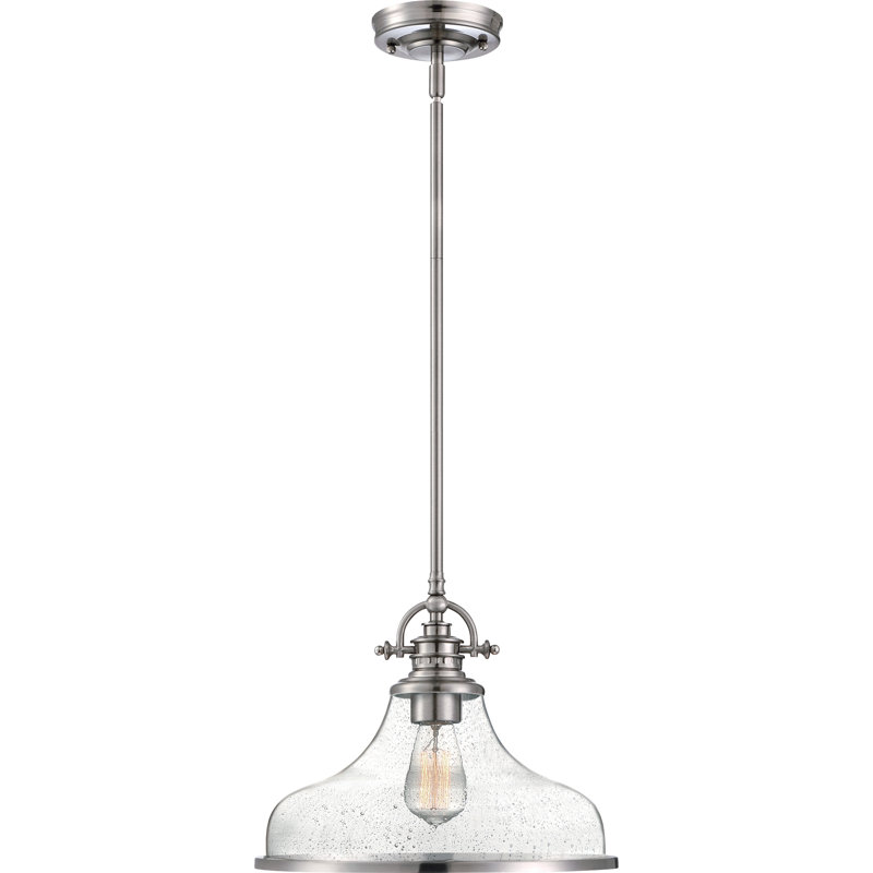 Grant 1-Light Brushed Nickel Pendant Light