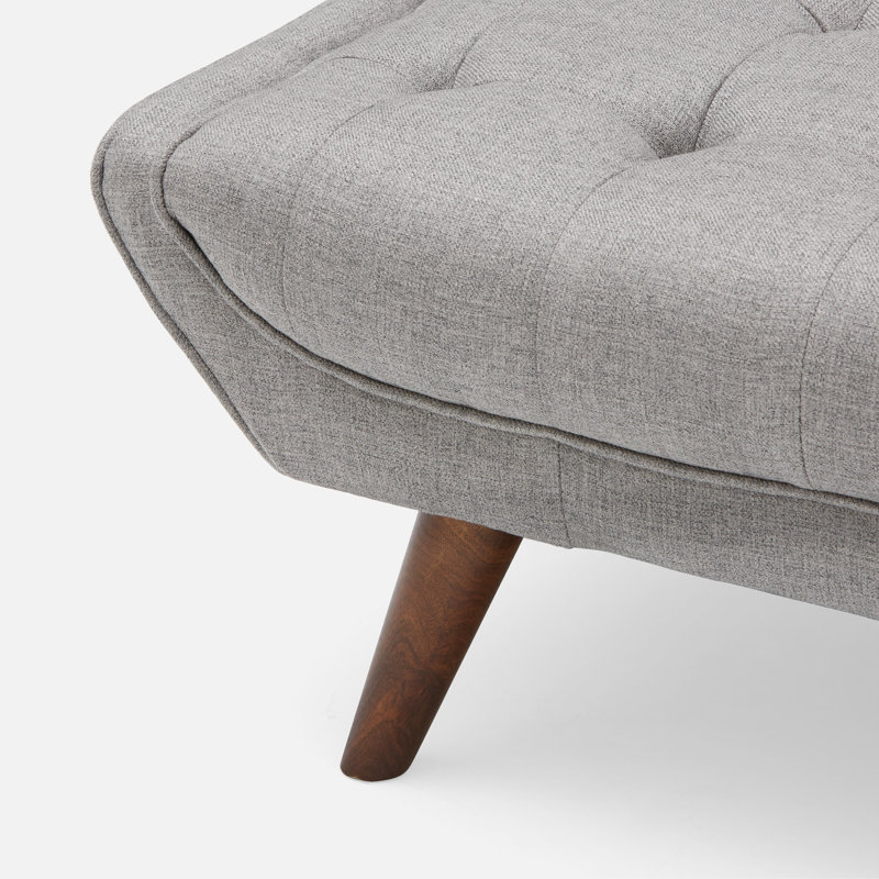 Lahr Twin 73'' Upholstered Convertible Sofa, Gray