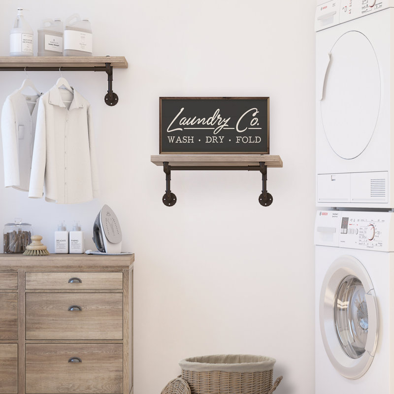 Blanchisserie Laundry Wash, H 18 po x l 36 po