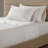 Hotel Premium Cotton Rich Percale Weave Bright White Wrinkle Resistant Full XL Flat Sheet-125763303