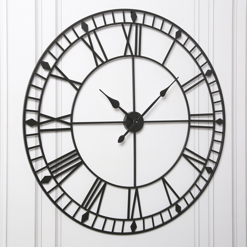 Abdulkader Iron Wall Clock, Large