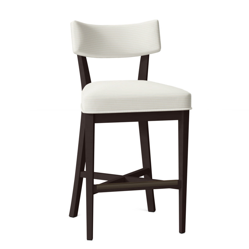 Tabouret de bar 29,5 po Juliet, Perigold Birchbox Naturel, Espresso, Tabouret de bar (siège d'une hauteur de 29,5 po)