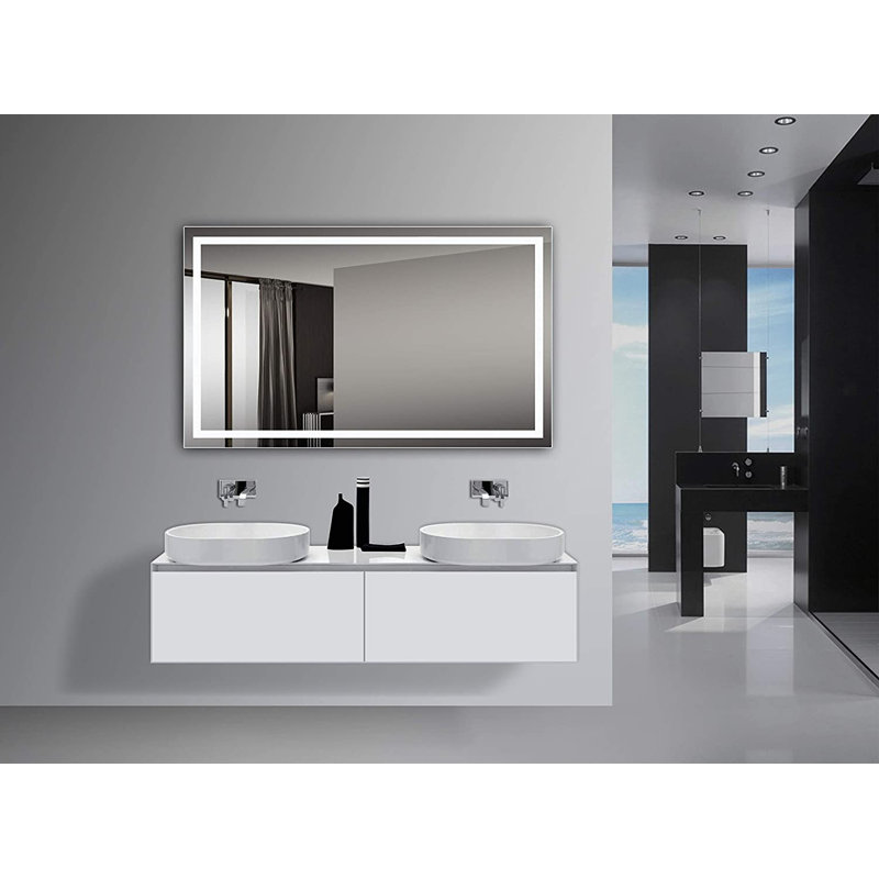 Allyshia Flat Wall Mirror, 28.5" x 44.5"