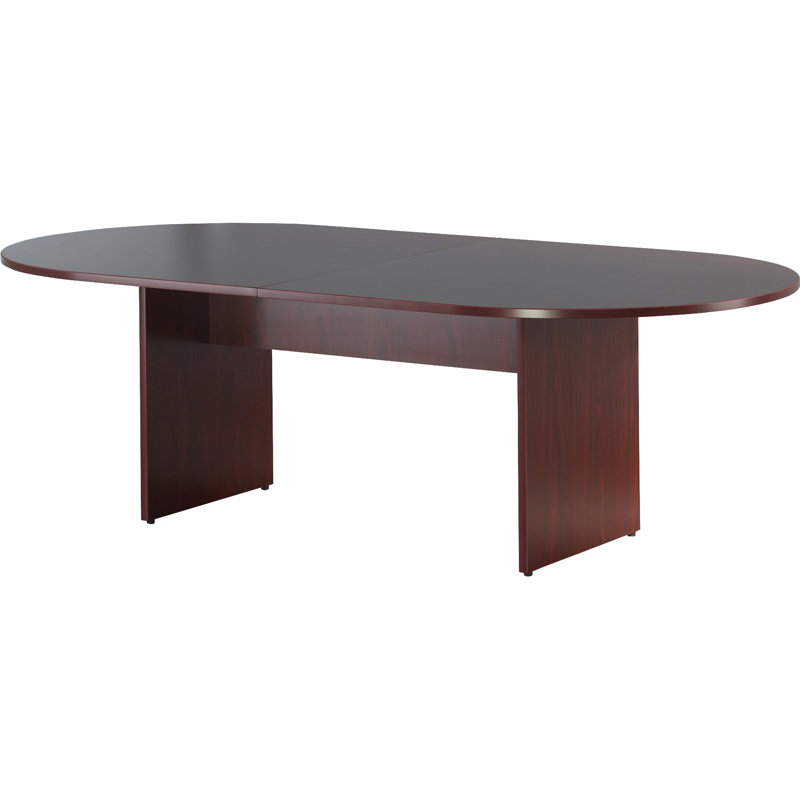 Essentials Series 8' Oval Conference Table Tops, Mahogany