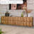 Retro Burlywood Solid Wood Sideboard
