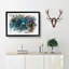 Hammerhead Shark in Abstract - Picture Frame Painting Print on MDF-55738099-55738098