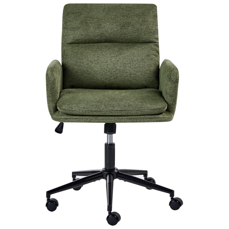17 Stories Fabric Office Chair, Green