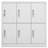 Locker Cabinet - Light Grey 35.4”X17.7”X36.4” Steel Storage Unit, Adjustable Shelves, Secure Locking Design-940508140