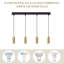 Aarin 4 - Light Cylinder Chandelier