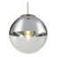 Saundra 1 - Light Matt Brushed Nickel Sphere Pendant-32703431
