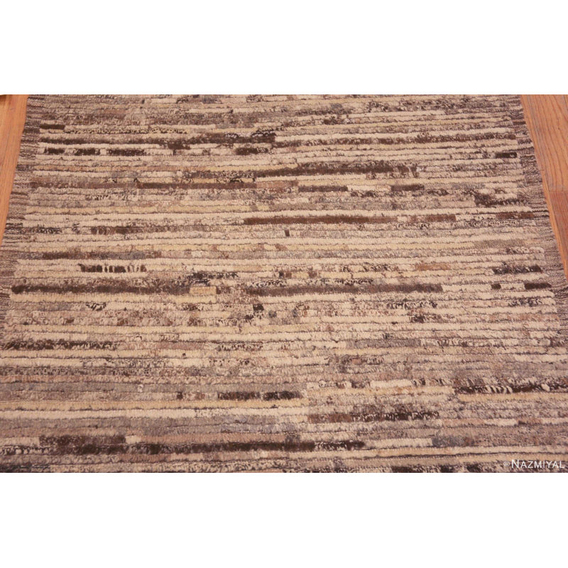 One-of-a-Kind 3'8" X 13' Hand Knotted Area Rug