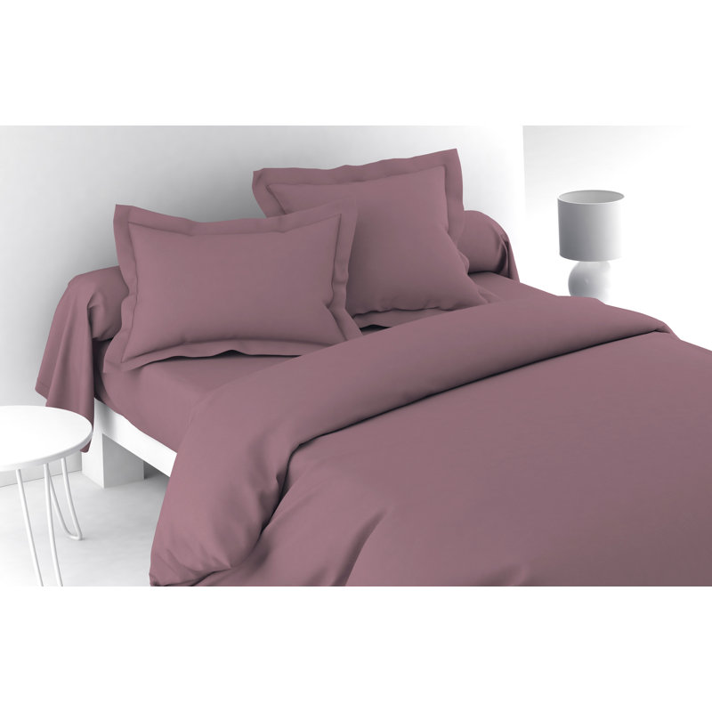 Vexin Cotton Percale Duvet Cover, King Duvet Cover, Iris