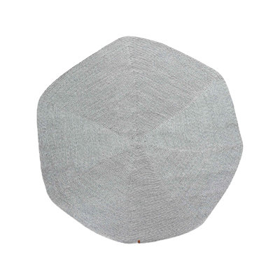 Round Rokuro Cotton Machine Made Indoor / Outdoor Area Rug